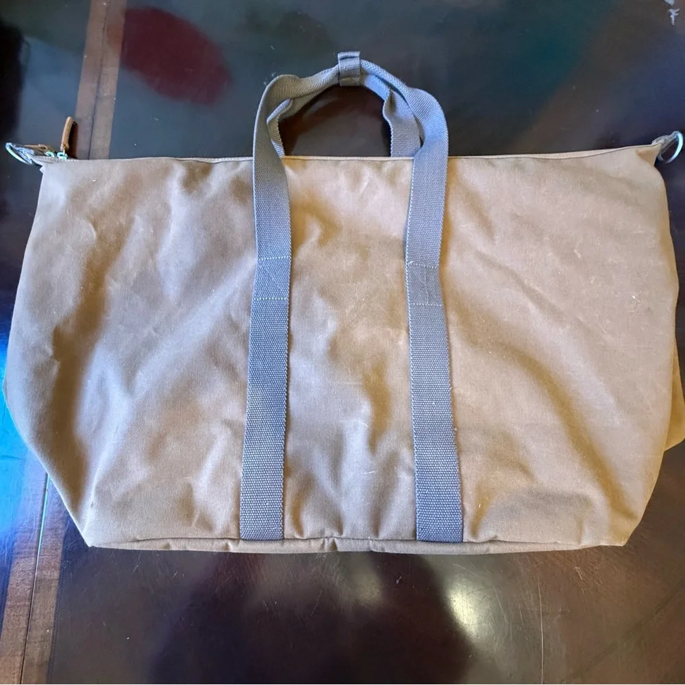L.L. Bean Boat Large Tote Bag Maine Wardens Edition Monogram KGT Brown